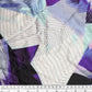 Printed Stretch Polyester Charmeuse - Abstract - Purple