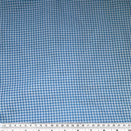 Printed Cotton Flannel - Plaid - White/Blue