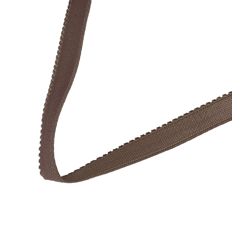 Picot Edge Decorative Elastic - Soft Back - 13mm - By the Yard - Nude