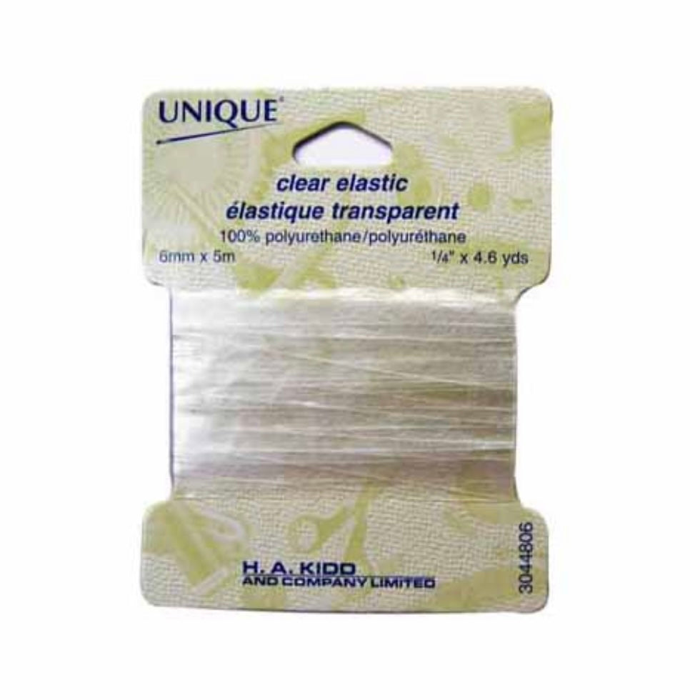 Clear Elastic - 6mm x 5m