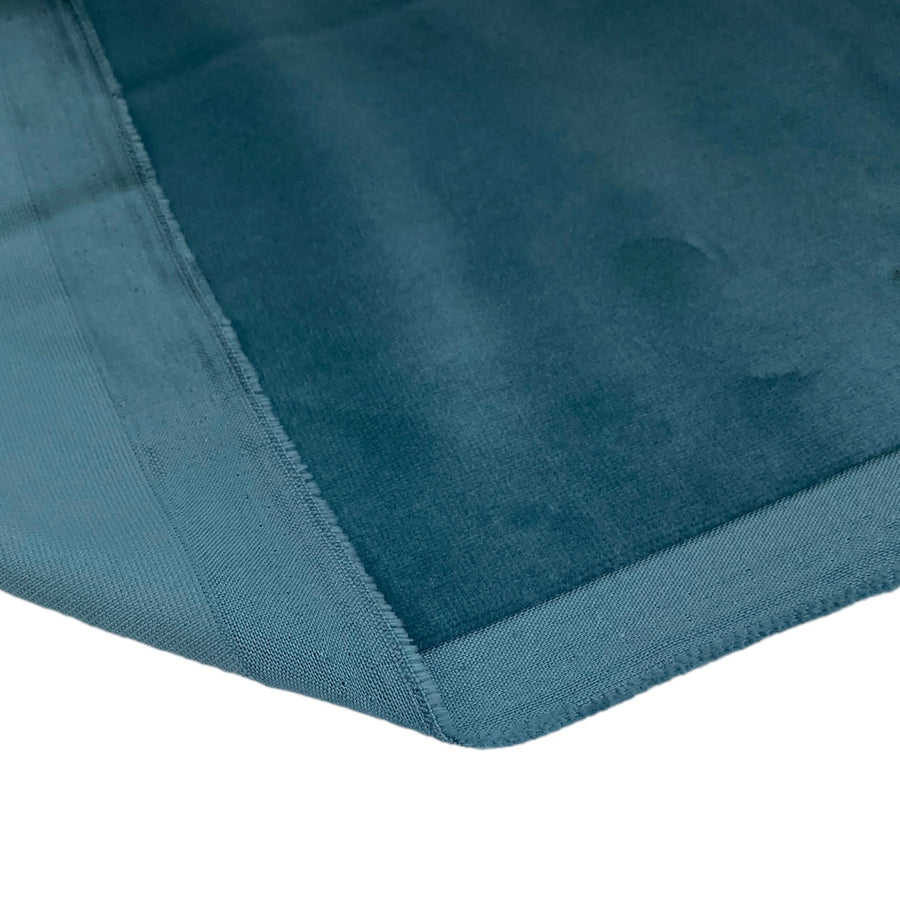 Velvet Upholstery - Designer Remnant - Turquoise