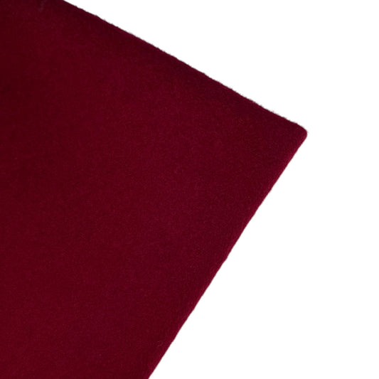 Melton Wool - Burgundy