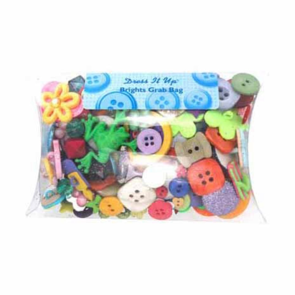 Brights Grab Bag of Buttons - Assorted