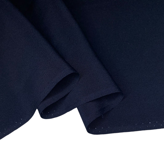 Silk Crepe De Chine - 46” - Midnight Blue