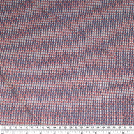Wool Coating - Plaid - Blue/Pink/White