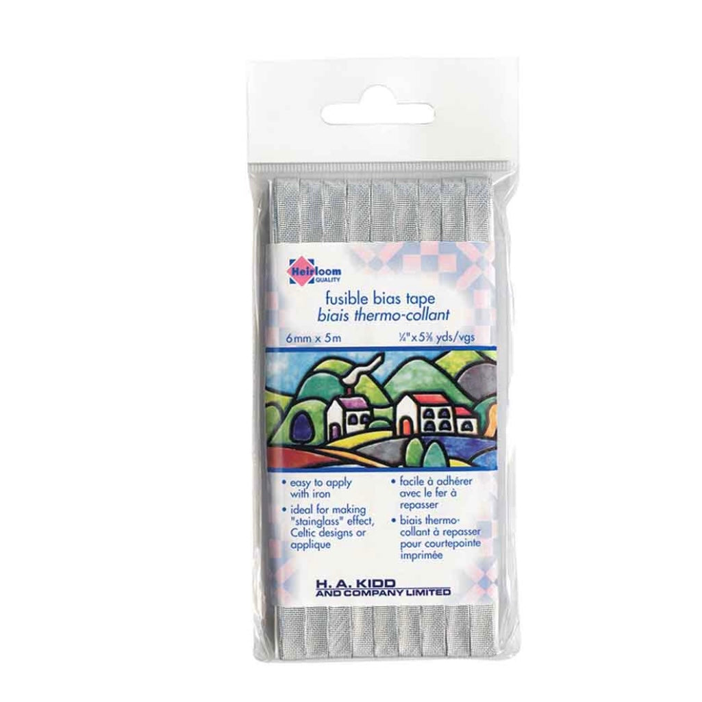 Fusible Bias Tape - 6mm x 5m Pack - Blue Rainbow