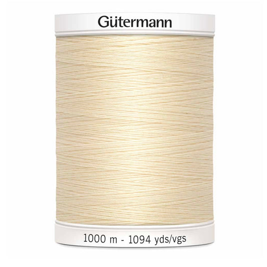Sew-All Polyester Thread - Gütermann - 1000m - Col. 800 / Ivory