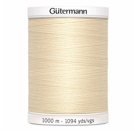 Sew-All Polyester Thread - Gütermann - 1000m - Col. 800 / Ivory