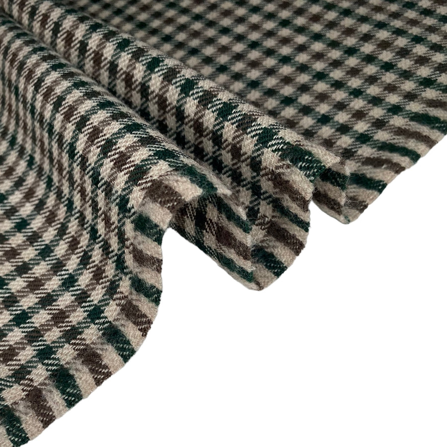 Wool Plaid - Beige/Brown/Green