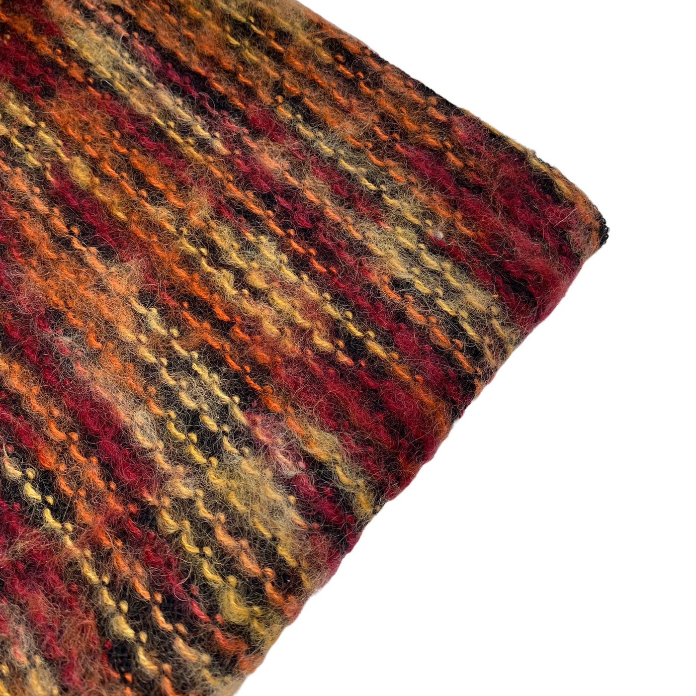 Chenille Mohair Knit - Red/Orange/Yellow