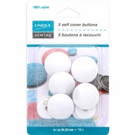 Buttons to Cover - Nylon - Size 45 - 29mm - 4 sets