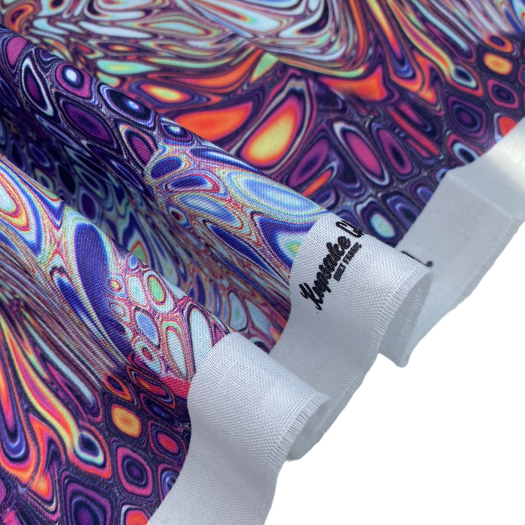 Quilting Cotton - Psychedelic Water Colour Print