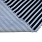 Printed Cotton Canvas Striped - Black/White