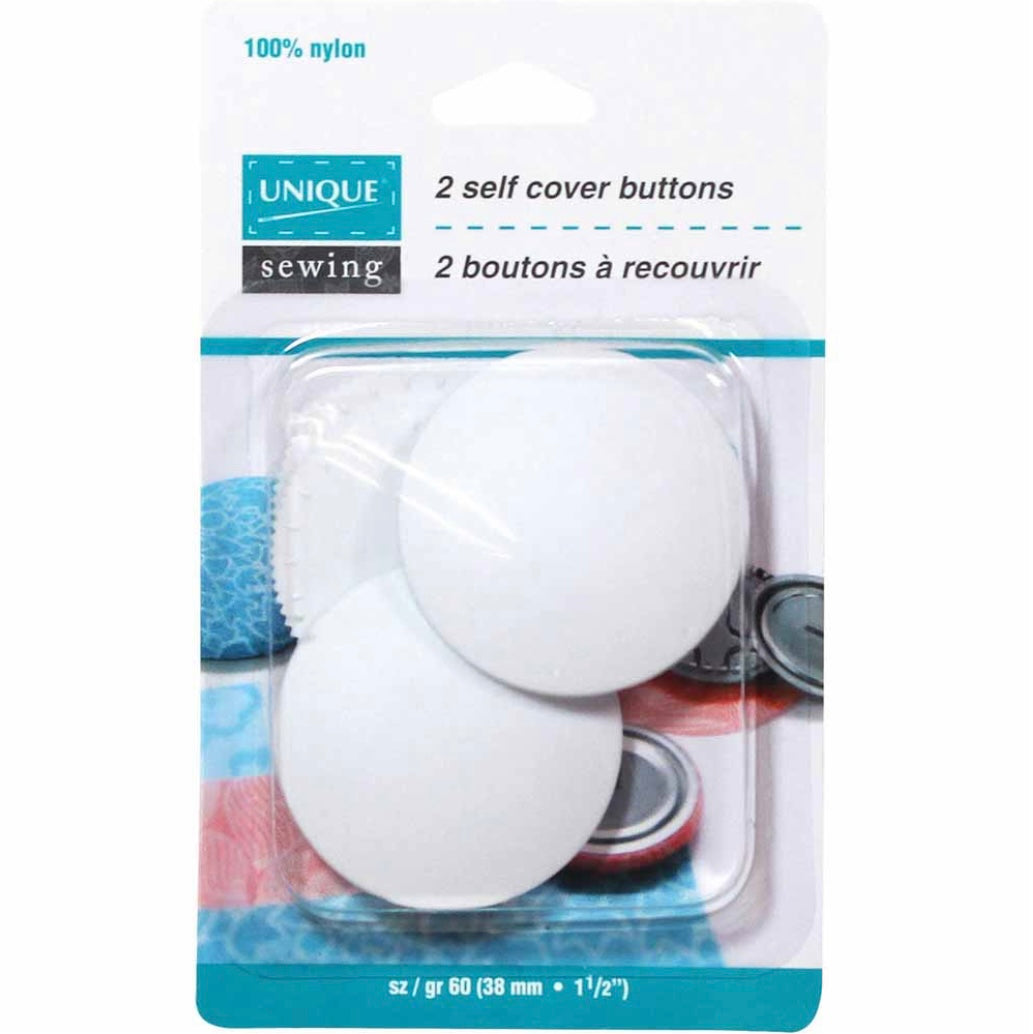 Buttons to Cover - Nylon - Size 36 - 22mm - 5 sets