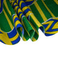African Printed Cotton - Multi-Colour / Yellow / Green / Blue