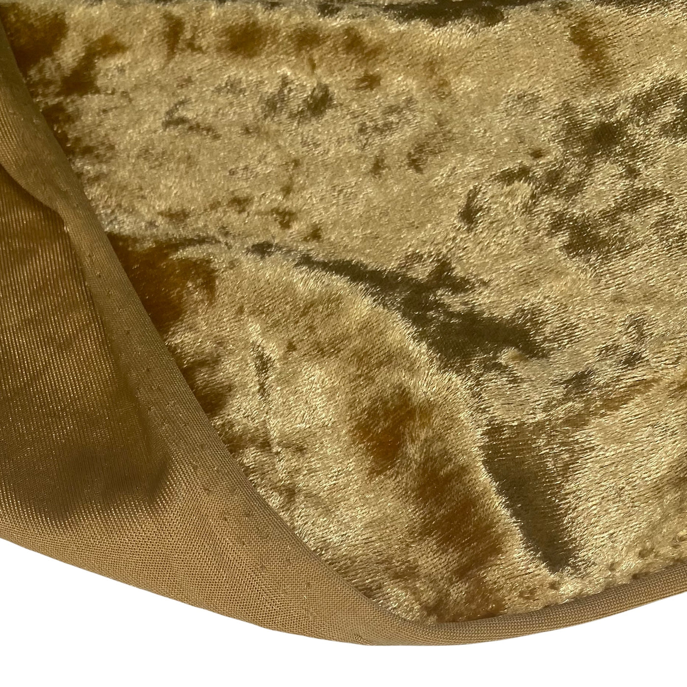 Crushed Stretch Velvet - Gold