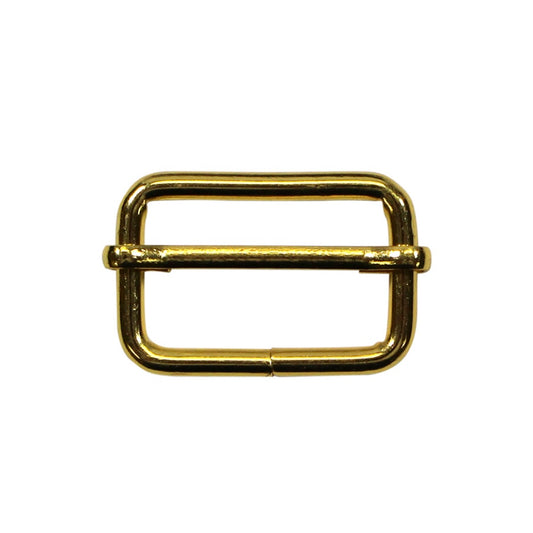 Metal Slide Buckle - 25mm (1″) - Gold - 2 pcs