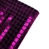 Faux Sequin Shiny Confetti Square Knit - 46” - Pink