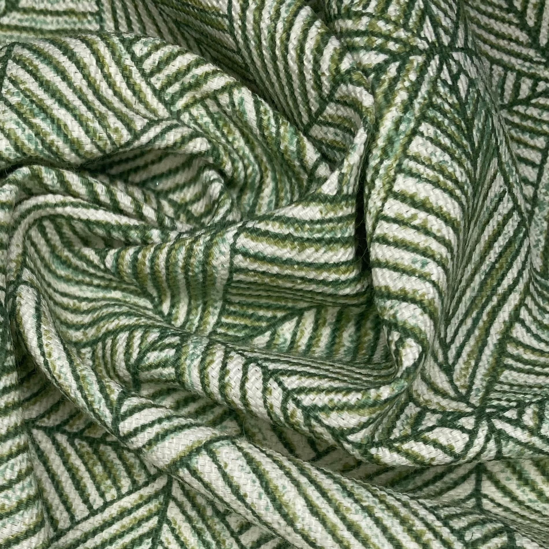 Printed Cotton Canvas - Green