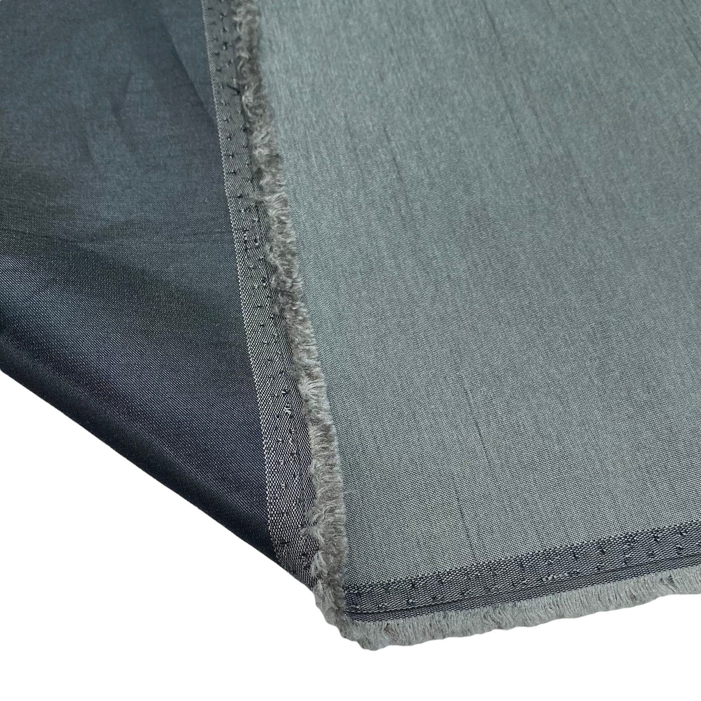 Polyester Shantung Satin - 56” - Black/Grey