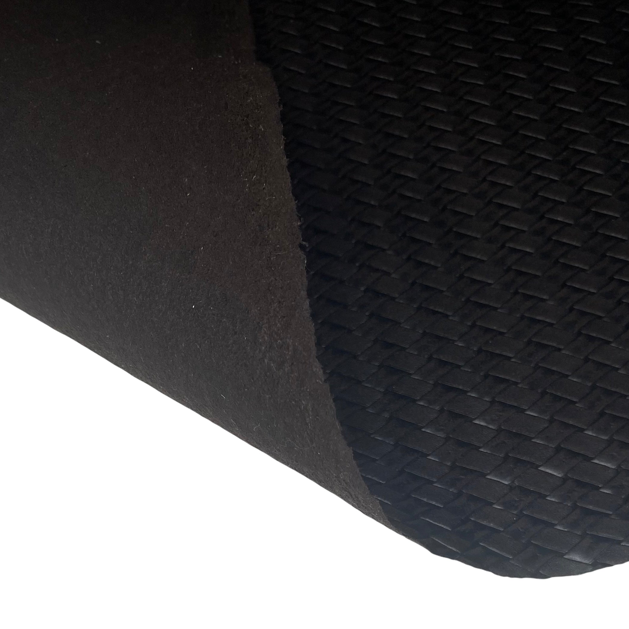 Embossed Faux Leather - Brown