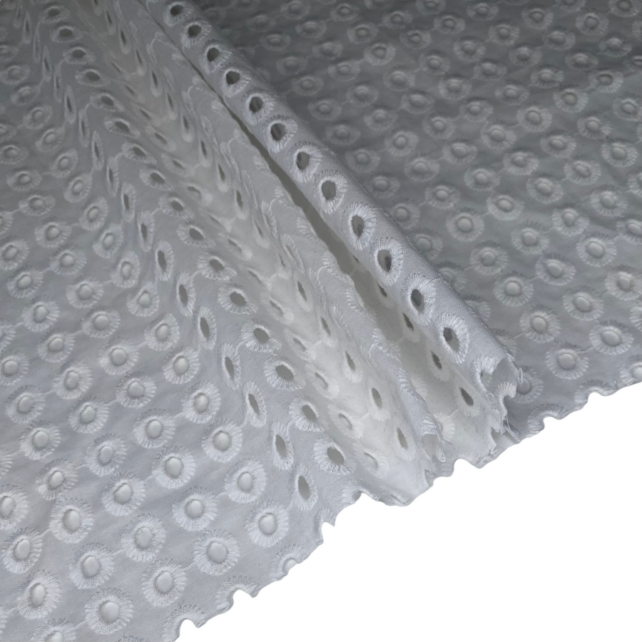 Large best sale eyelet fabric