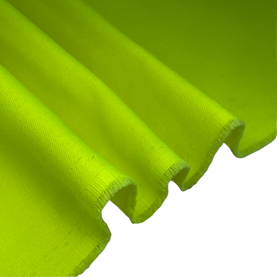 Hi Vis Twill Canvas - 8oz - Neon Yellow