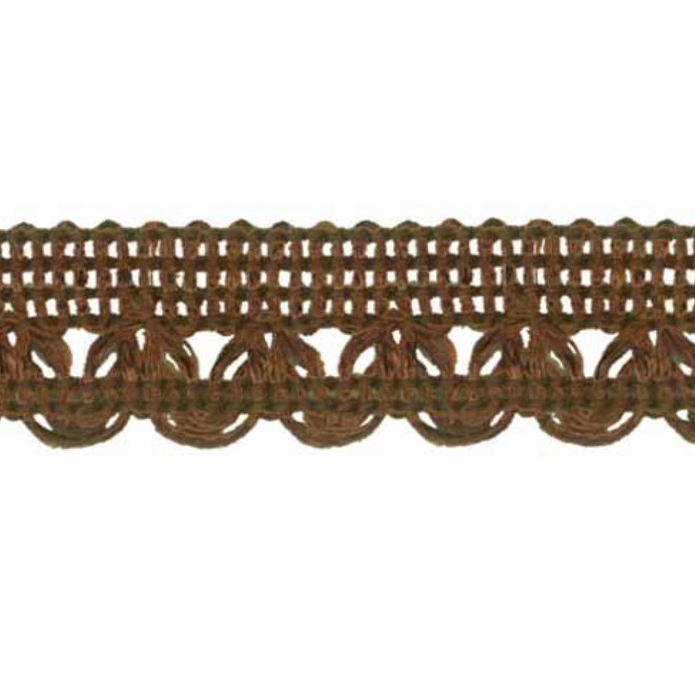 Knit Scroll - 13mm - By the Yard - Black