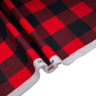 Printed Cotton Flannel - Buffalo Plaid - Red/Black