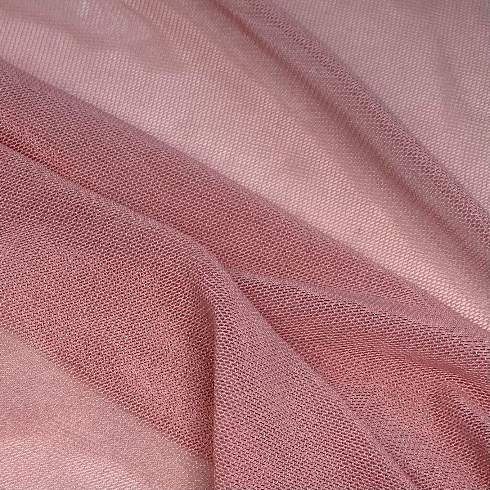 Stretch Mesh - Power Mesh - Dusty Pink