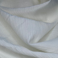 Crinkled Polyester/Cotton - Oyster