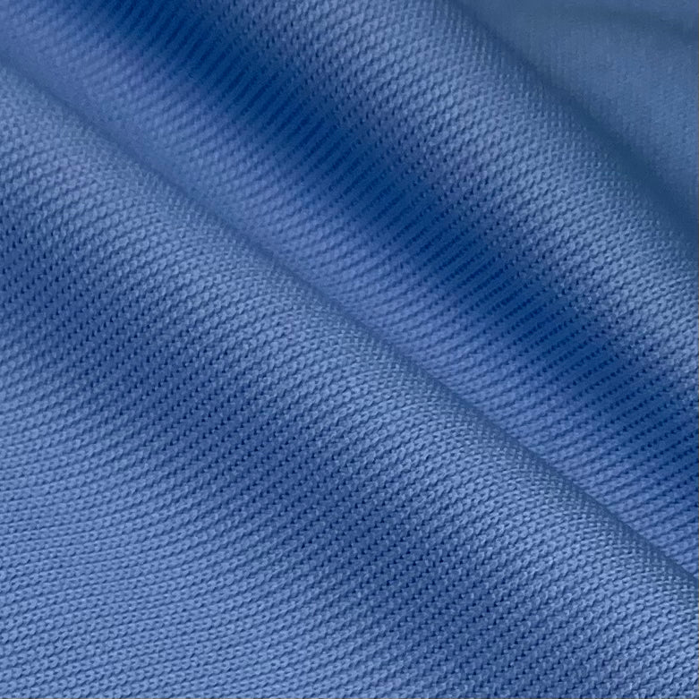 Polyester Tubular Rib Knit - Light Blue