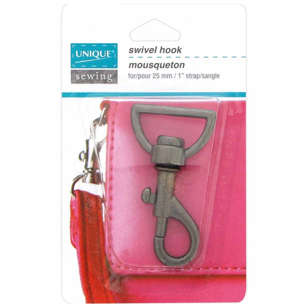 Swivel Hook - 25mm (1″) - Gunmetal - 1pc