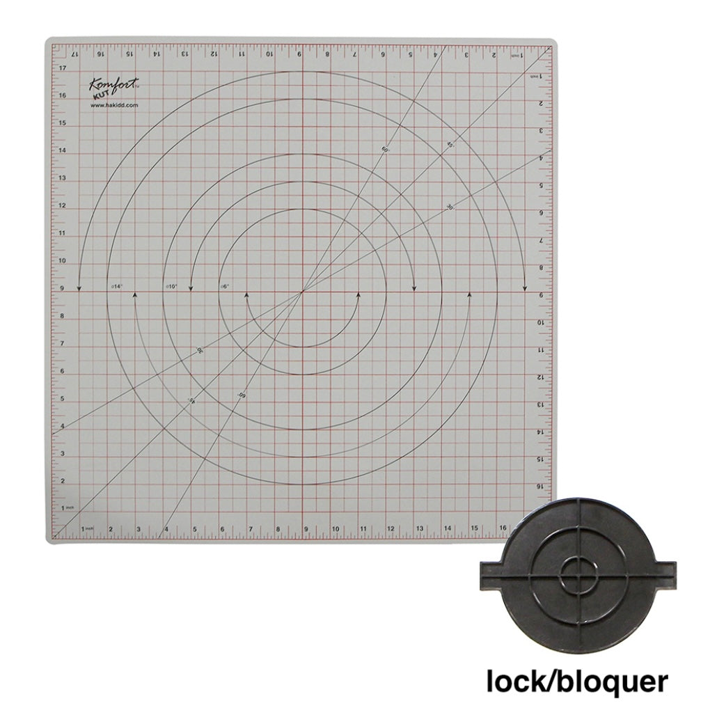Rotating Cutting Mat - 18″ x 18″