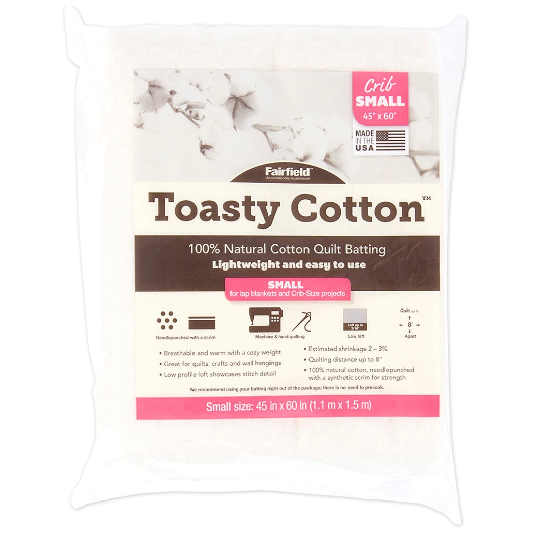 Natural Cotton Quilt Batting - 45″ x 60″