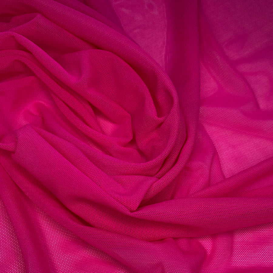 Stretch Mesh - Power Mesh - Hot Pink
