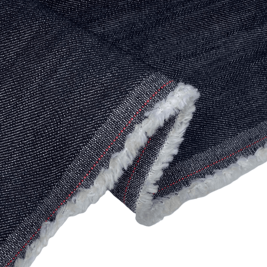 Stretch Cotton Twill Denim - 10oz - Black