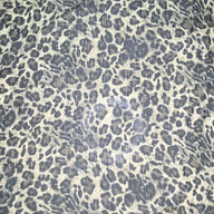 Crinkled Printed Polyester Chiffon - Cheetah