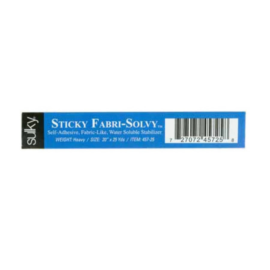 Sticky Fabri-Solvy Stabilizer - White - 20” -  By the Yard