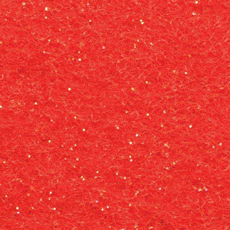 Multi-Coloured Glitter Craft Felt - 72” - Red