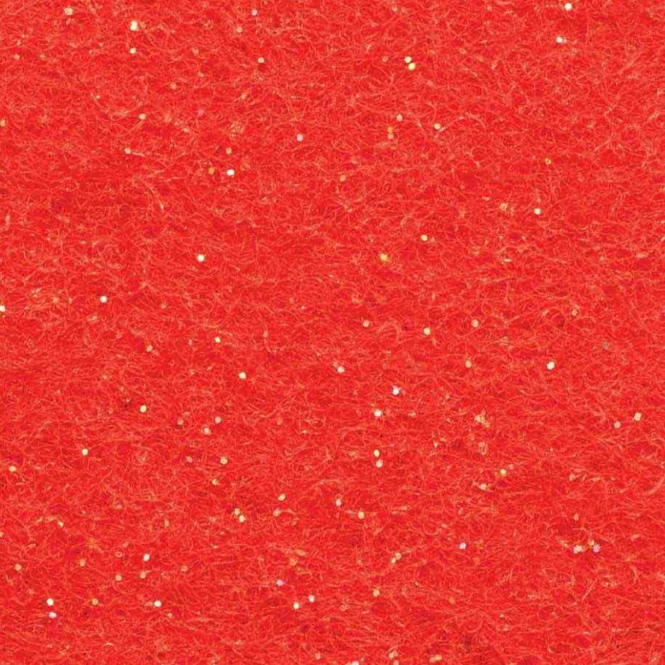 Multi-Coloured Glitter Craft Felt - 72” - Red