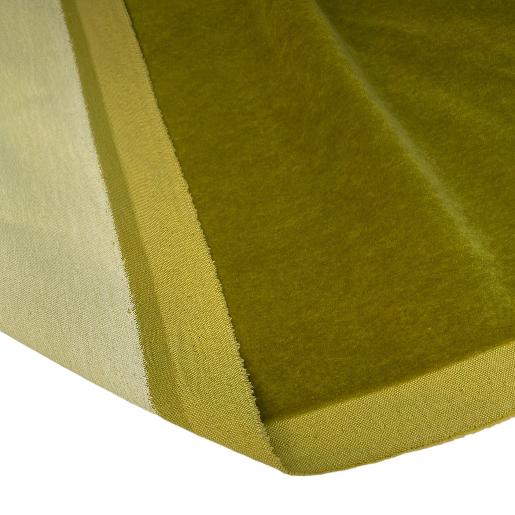 Velvet Upholstery - Designer Remnant - Olive
