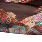 Paisley China Silk - 54” - Brown/Blue