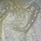 Floral Corded Lace with Scalloped Edges - Yellow