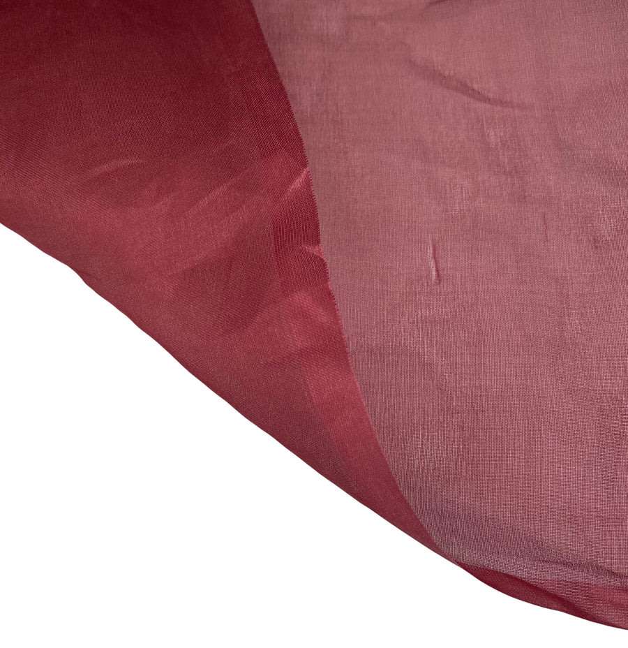 Silk Organza - Burgundy