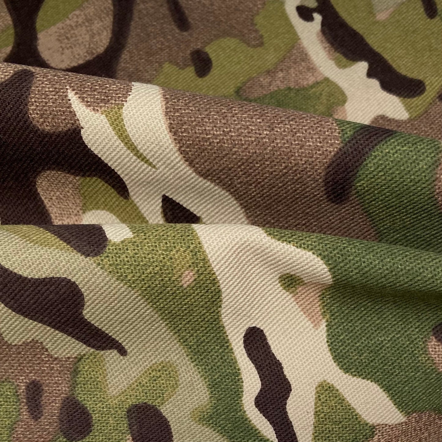 Printed Twill Cotton Canvas - Camouflage - 8oz