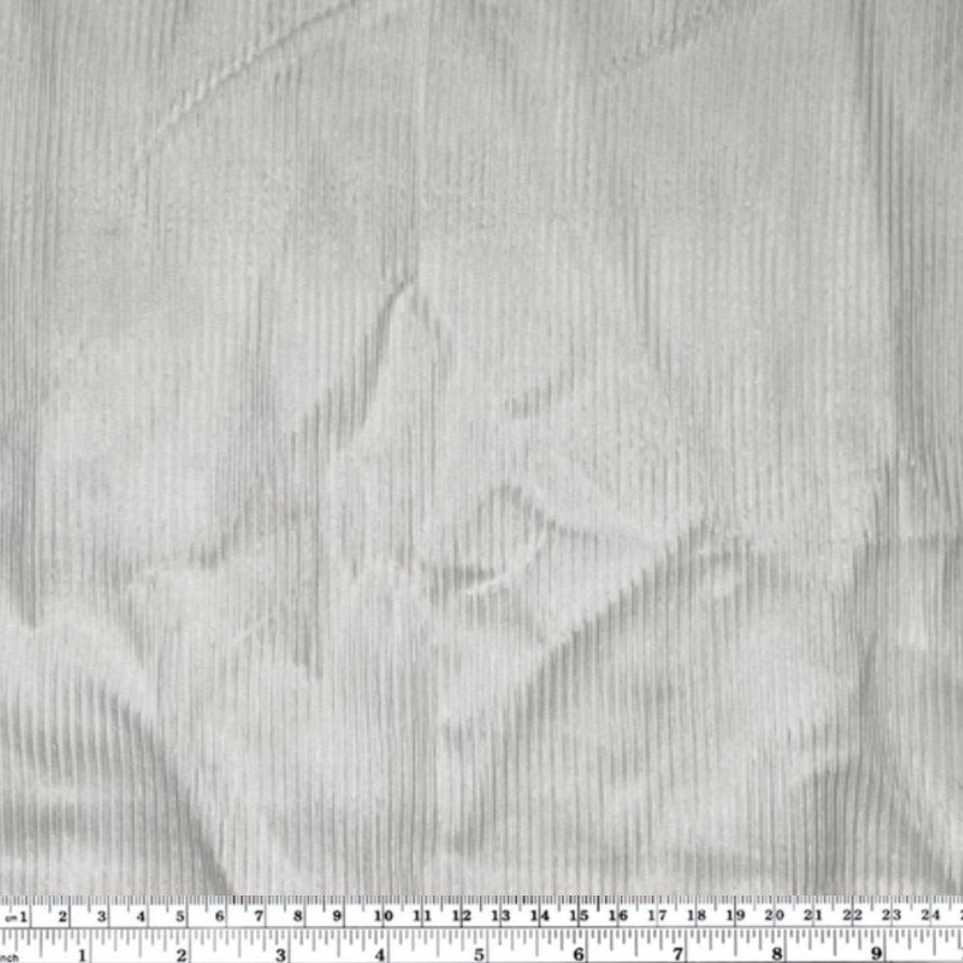 Cotton Corduroy - Wide Wale - White
