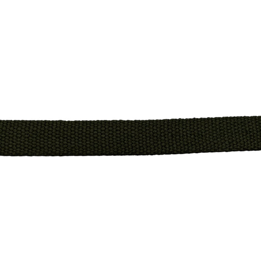 Cotton Webbing - 19mm - Green
