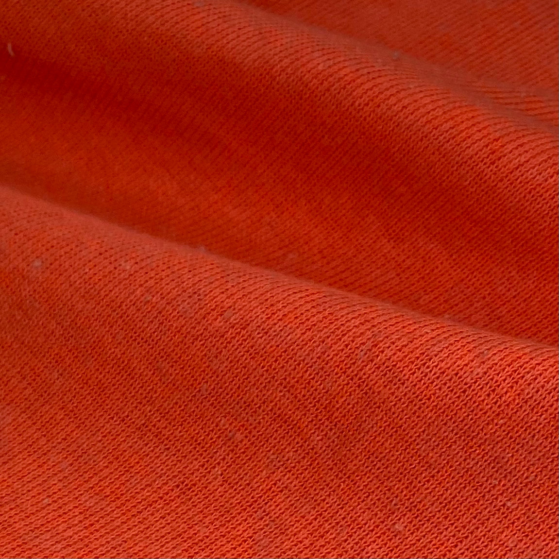Cotton Tubular Rib Knit - Orange