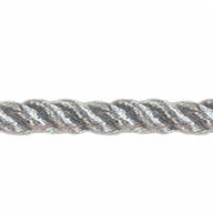 Metallic Twisted Cord - 6mm - Silver